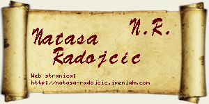 Nataša Radojčić vizit kartica